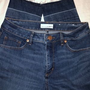 NWOT Loft Fringe Jeans